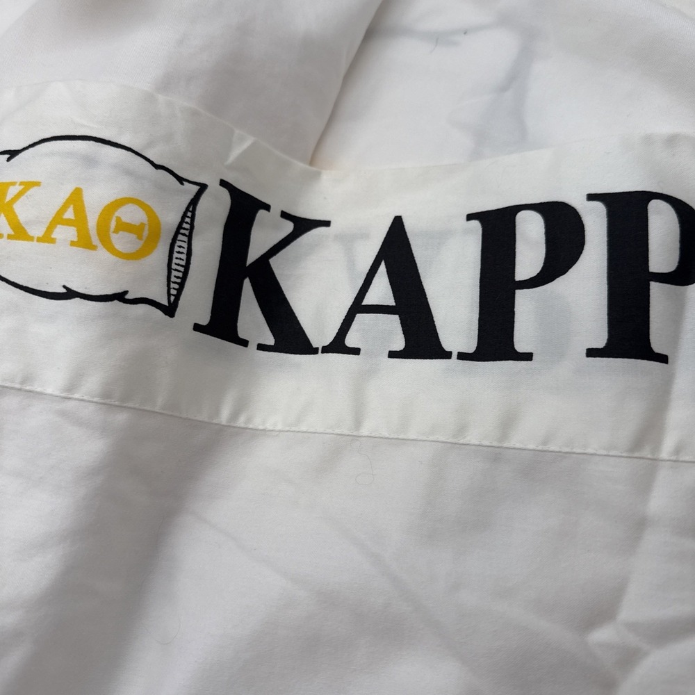 KAO Kappa Alpha Theta full top sheet pillow case Greek Sheets - Picture 4 of 12